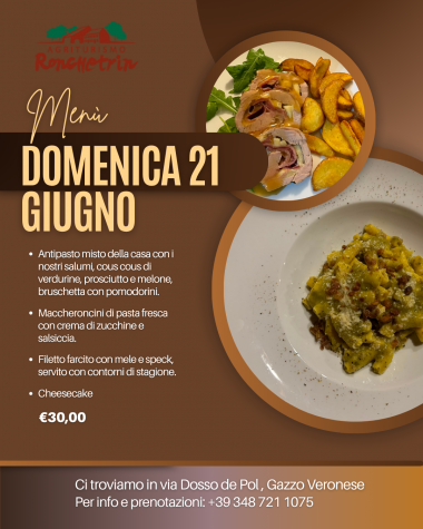 Agriturismo Ronchetrin - domenica 21 giugno