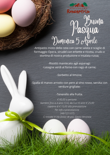 Agriturismo Ronchetrin - PASQUA A RONCHETRIN