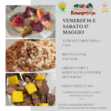 Agriturismo Ronchetrin - La Grigliata 16-17 maggio