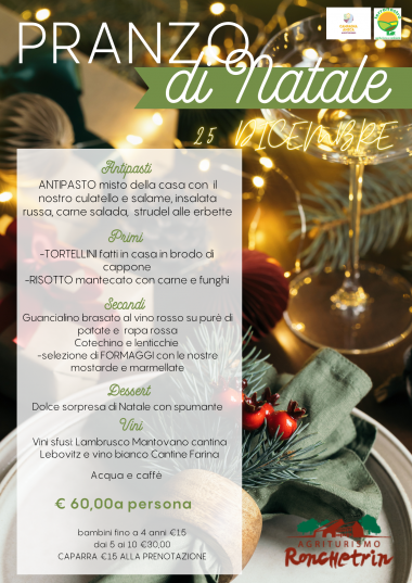 Agriturismo Ronchetrin - ARRIVA IL NATALE